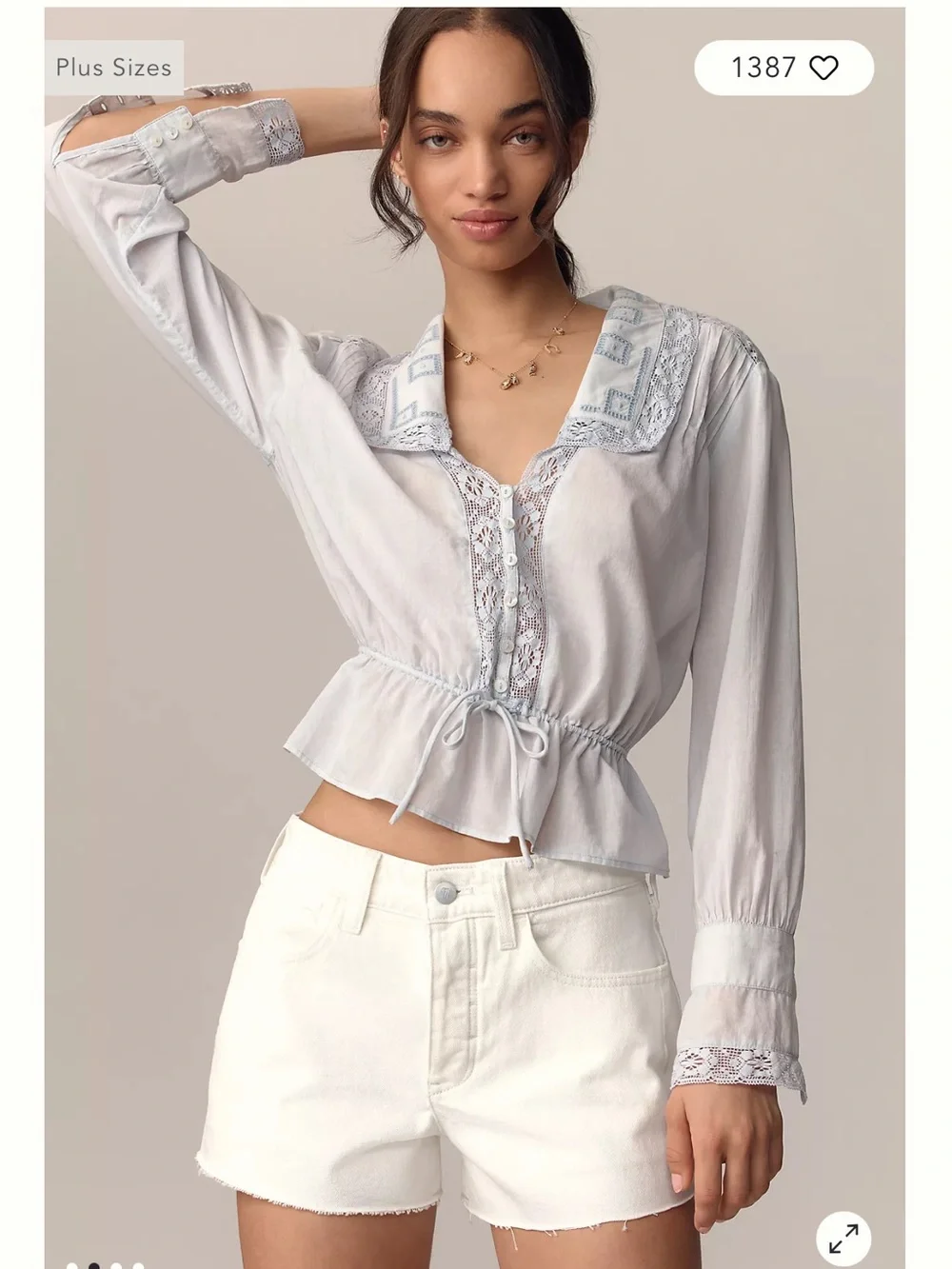 Pilcro Anthropologie The Devon Denim Shorts